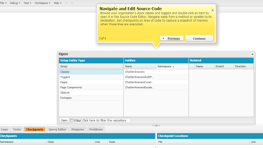 Salesforce Summer 13 Pre release review - New Developer console- Navigate and Edit souce code 